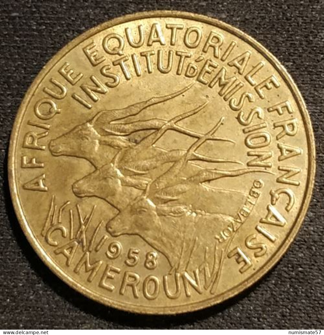 CAMEROUN - AFRIQUE EQUATORIALE FRANCAISE - 10 FRANCS 1958 - KM 11 - Camerún