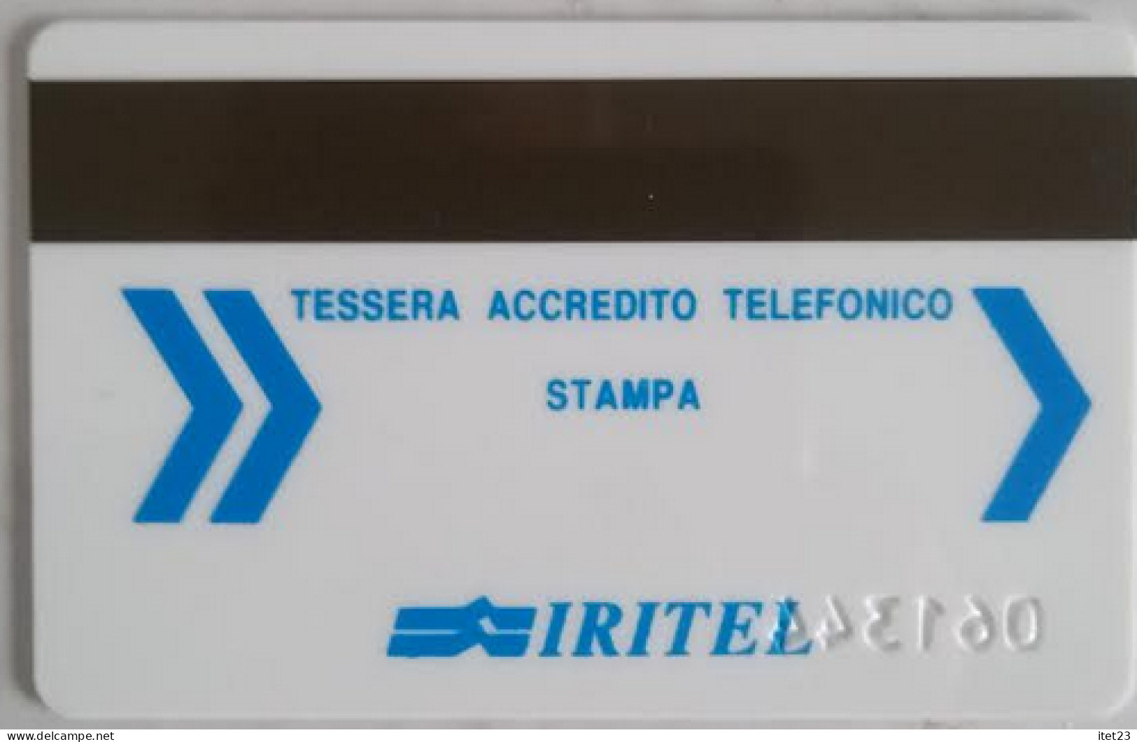 SCHEDA TELEFONICA IRITEL- 50° CAMPIONATI INTERNAZIONALI D'ITALIA C&C 4033 - Collezioni