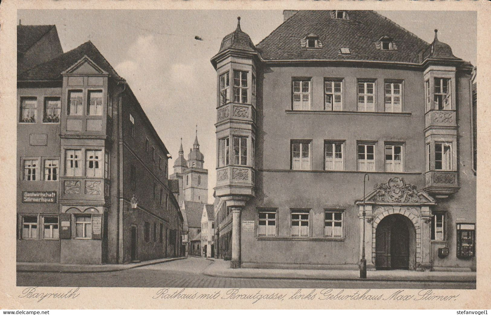 Bayreuth  Gel.1926  Stürmerhaus - Bayreuth