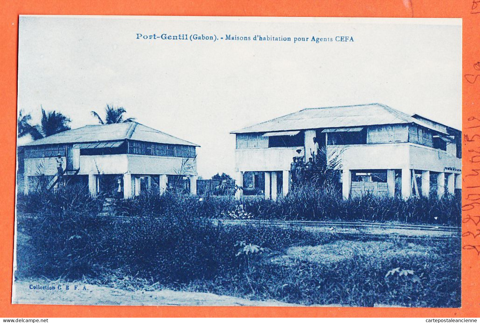 35196 / ⭐ PORT-GENTIL (•◡•) Gabon ◉ Maisons Habitation Pour Agents CEFA 1920s ◉ Collection C.E.F.A CEFA  - Gabón