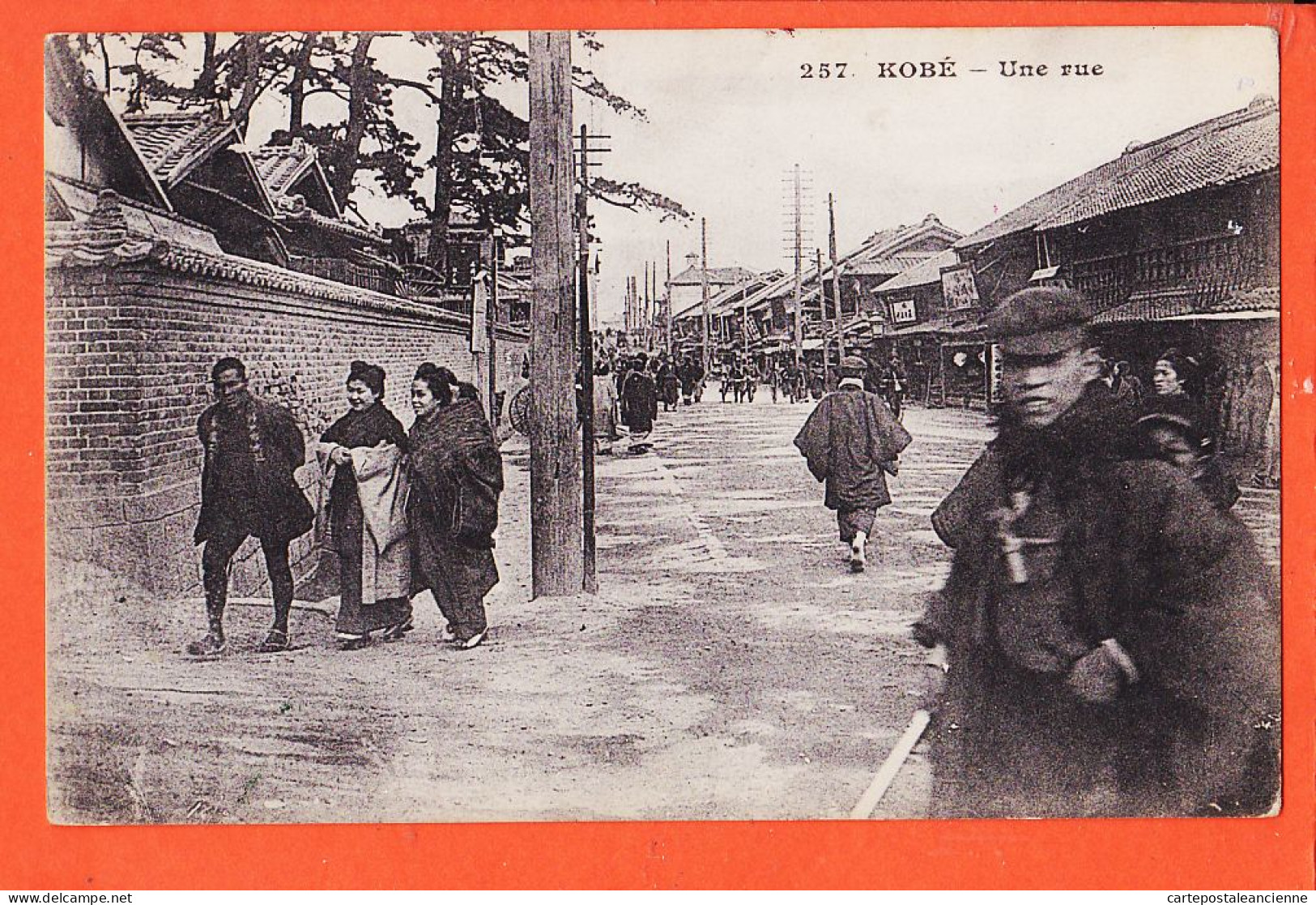 35224 / ⭐ ◉  Nihon KOBE  Une Rue Japon 1900s Messageries Maritimes 257 - Kobe