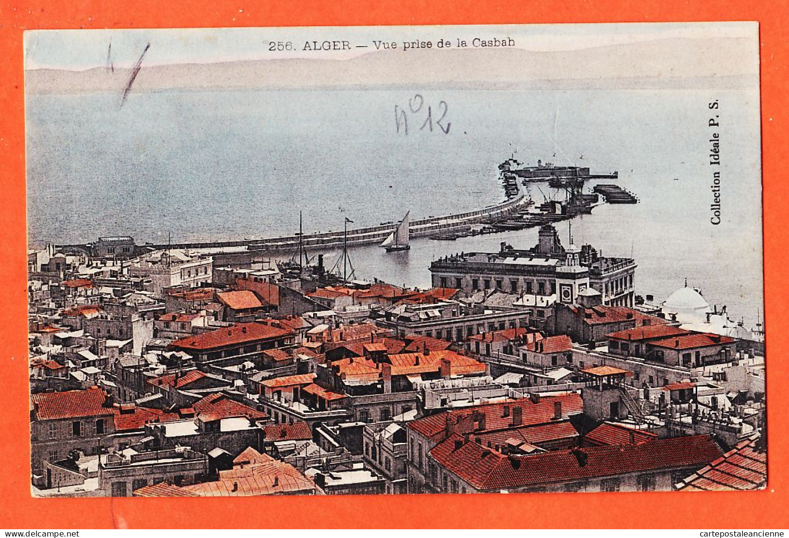 35207   / ⭐ ◉  ALGER Algérie Vue Prise De La CASBAH 1909 De Alfred LANCON à Jean CHAPARD Collection IDEALE P.S 256 - Algiers