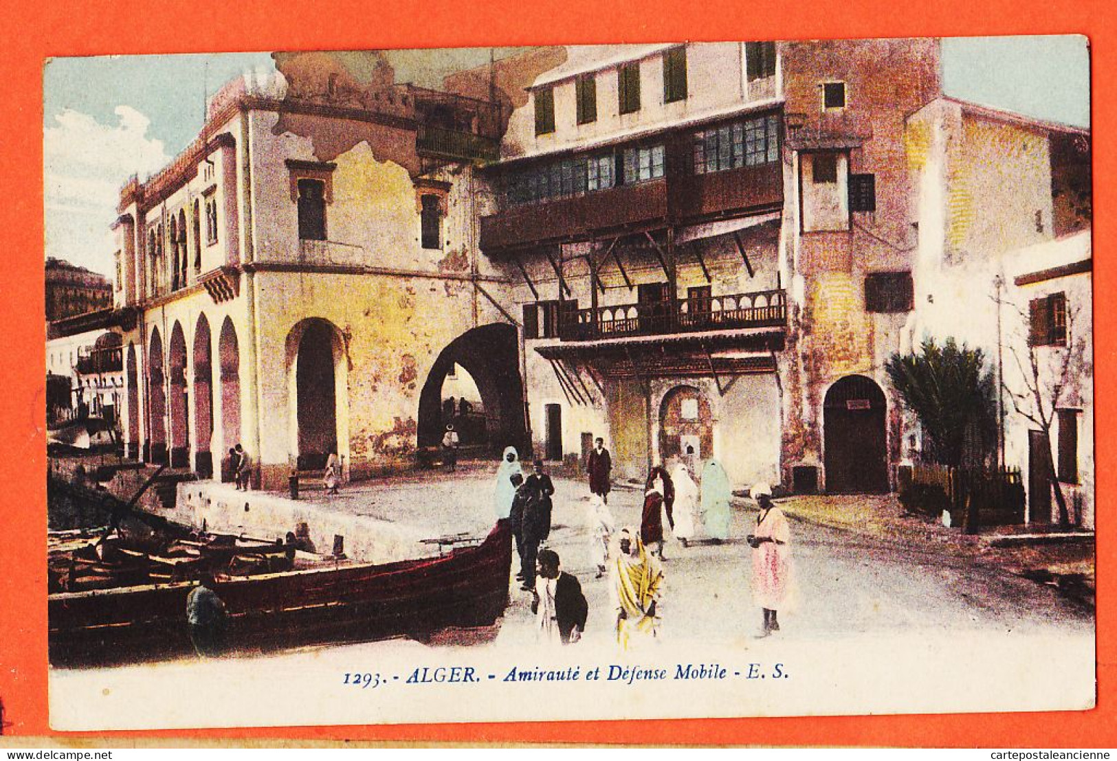 35206   / ⭐ ◉  ALGER Algérie Amirauté Défense Mobile 1910s Editeur E.S 1293 - Algiers