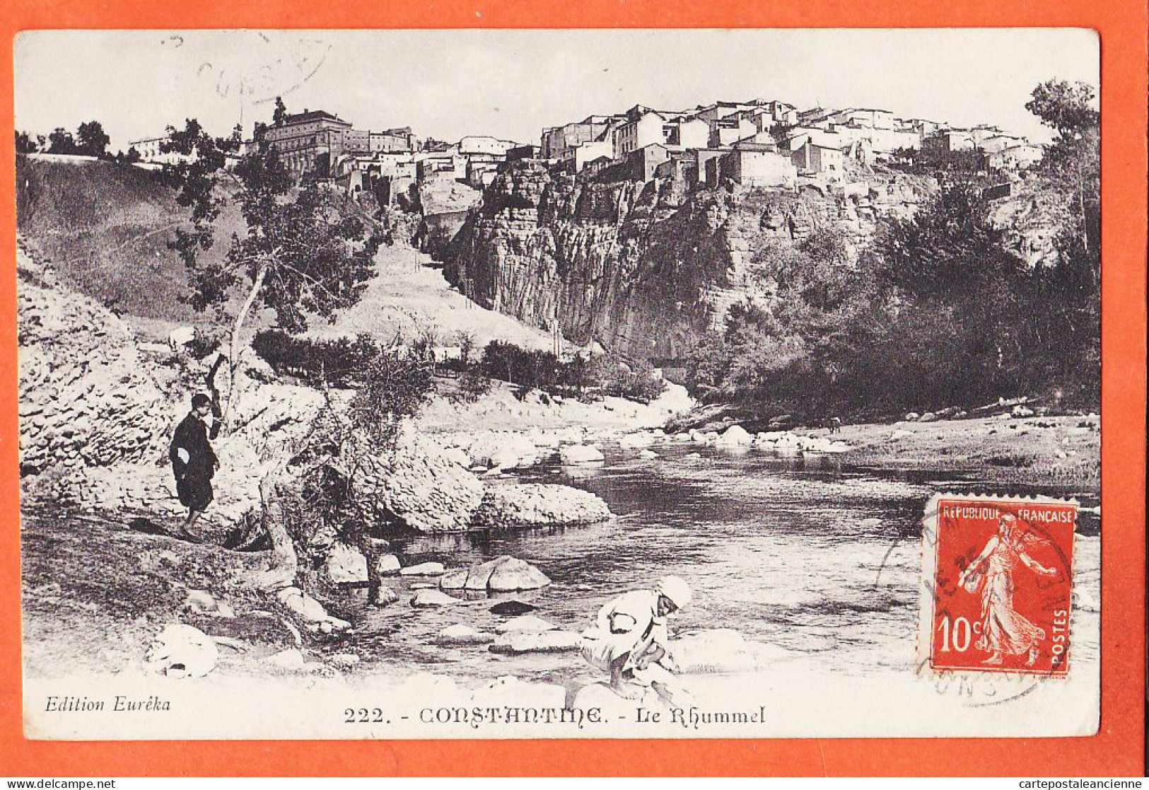 35210  / ⭐ ◉  CONSTANTINE Algérie RHUMMEL 1911 Gaby à Veuve LESBROS Pelissanne Edition EUREKA 222 - Alger