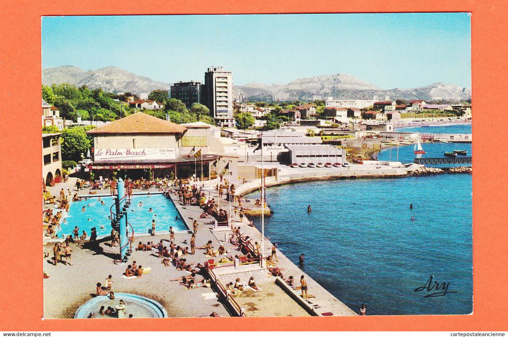 35131 / MARSEILLE (13) Promenade De LA CORNICHE Piscine Le PALM BEACH 1970s  Editiion TARDY 161 Bouches Du Rhone - Endoume, Roucas, Corniche, Spiaggia