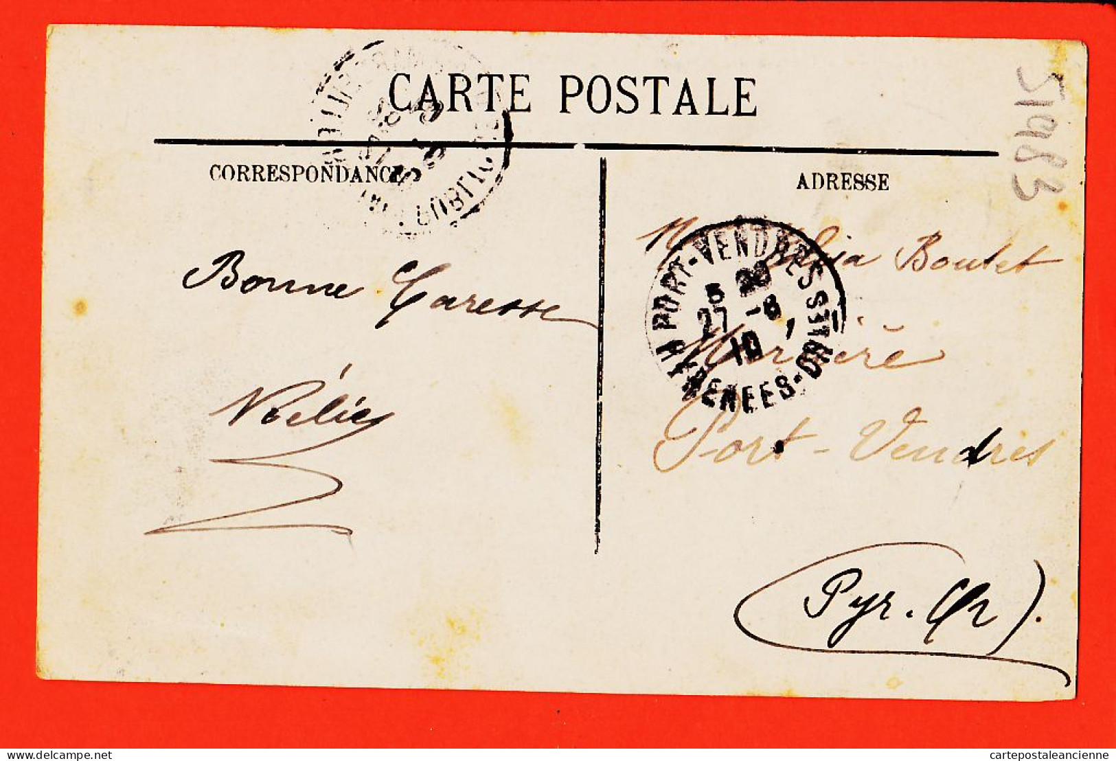 35062 / MARSEILLE (13) La CAISSE D'EPARGNE 1910 à VILAREM Mercière Port-Vendres Bouches-du-Rhone - Monumenten