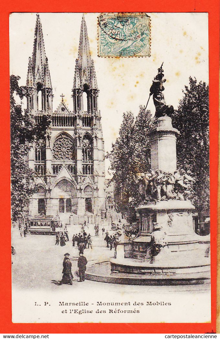 35069 / MARSEILLE (13) Monument Des Mobiles Et L'Eglise Des REFORMES 1905 à VILAREM Port-Vendres L-P - Sonstige Sehenswürdigkeiten