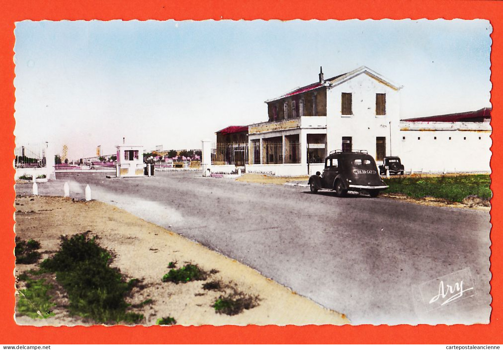 35172 / Lisez Le 17-04-1959 Départ Demain  ISTRES (13) Poste Entrée Du Camp D' AVIATION Automobiles 1950s ARDY 4 ARY - Istres