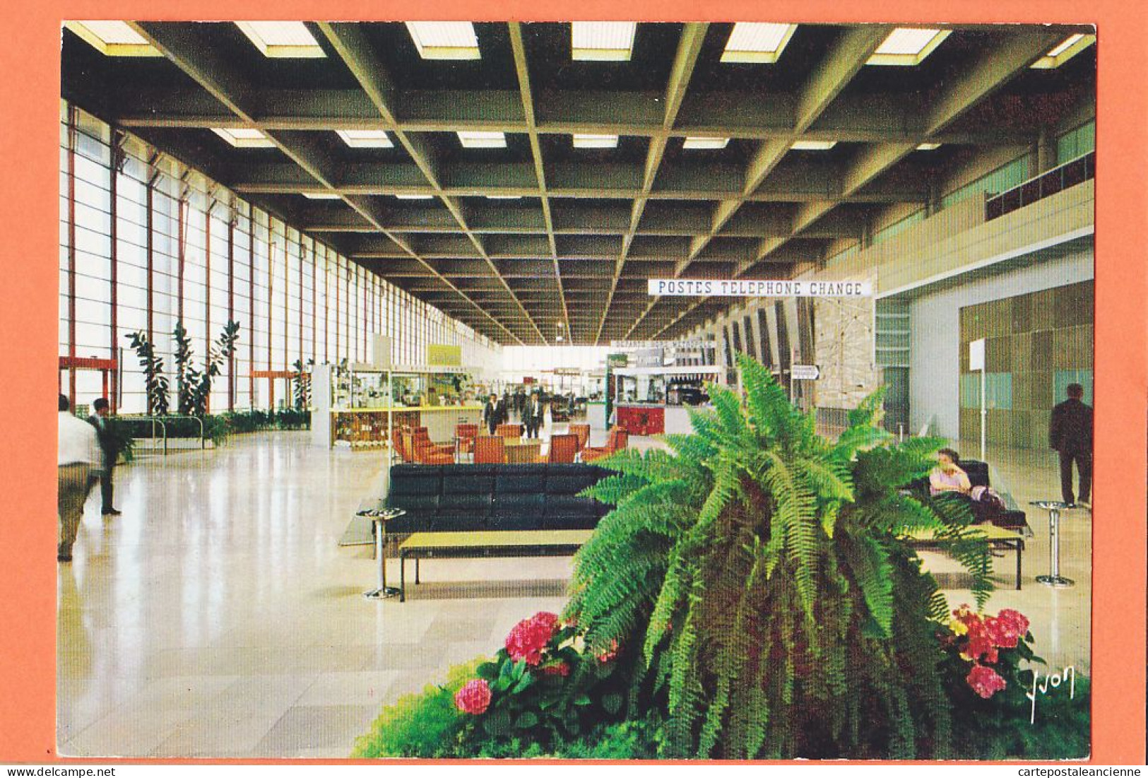 35182 / MARIGNANE (13) Aéroport De MARSEILLE Grand Hall Aérogare 1966 à LOUVARD Chez GARCELON Athis-Mons - Marignane