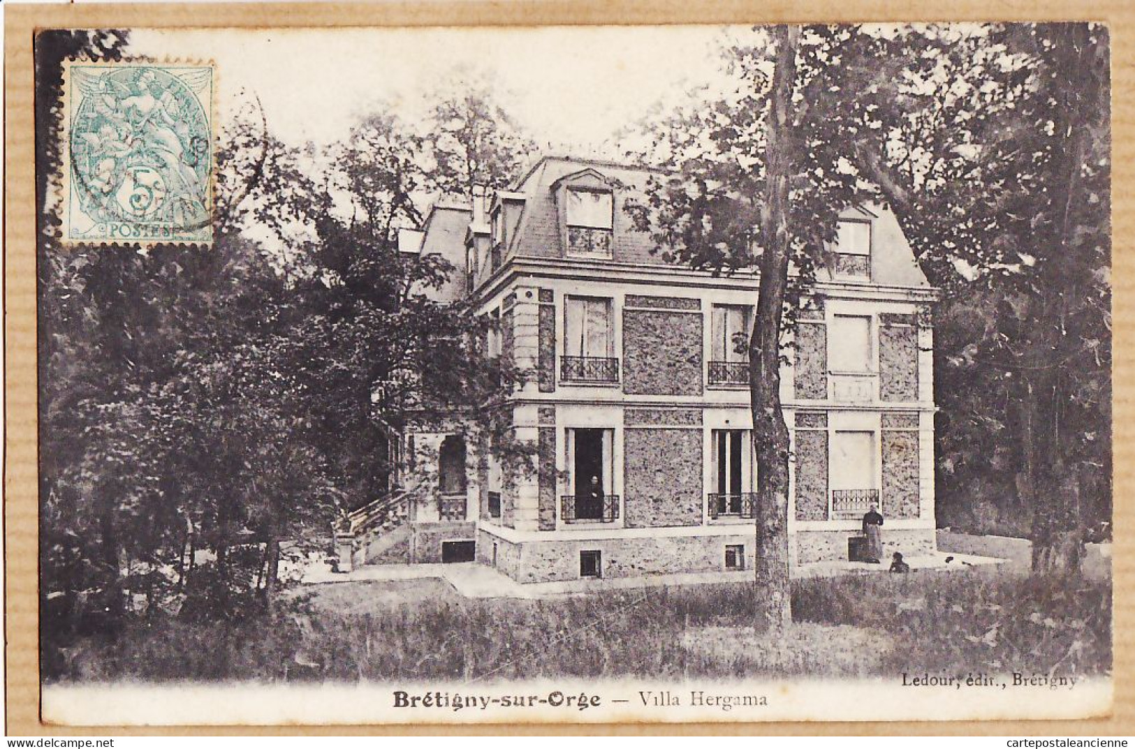 35419 / BRETIGNY-sur-ORGE Essonne Villa HERGAMA 1906 à Paul RIPAUX Montargis-Photo DAVIGNON AVICE LEDOUR - Bretigny Sur Orge