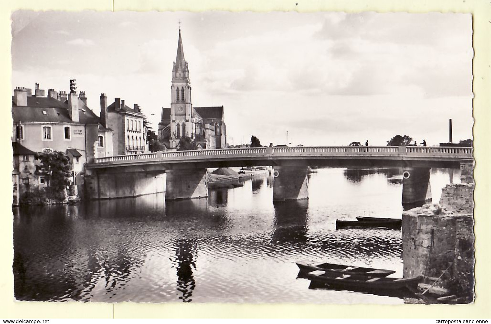 35270 / SABLE Sur SARTHE Pont Sur ERVE CPSM 1950s ¤ Photographie Véritable GLOBE 4 - Sable Sur Sarthe