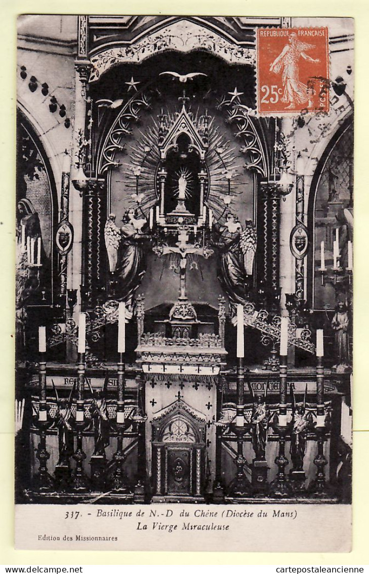 35236 / Le MANS Diocèse De La Basilique Notre Dame Du CHENE VIERGE Miraculeuse 10.07.1928- MISSIONNAIRES CHRETIEN 337 - Le Mans