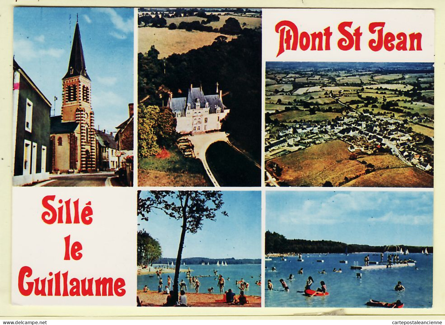 35260 / SILLE-LE-GUILLAUME Sarthe MONT St Saint JEAN Multivues écrite 1970s CIM COMBIER - Sille Le Guillaume