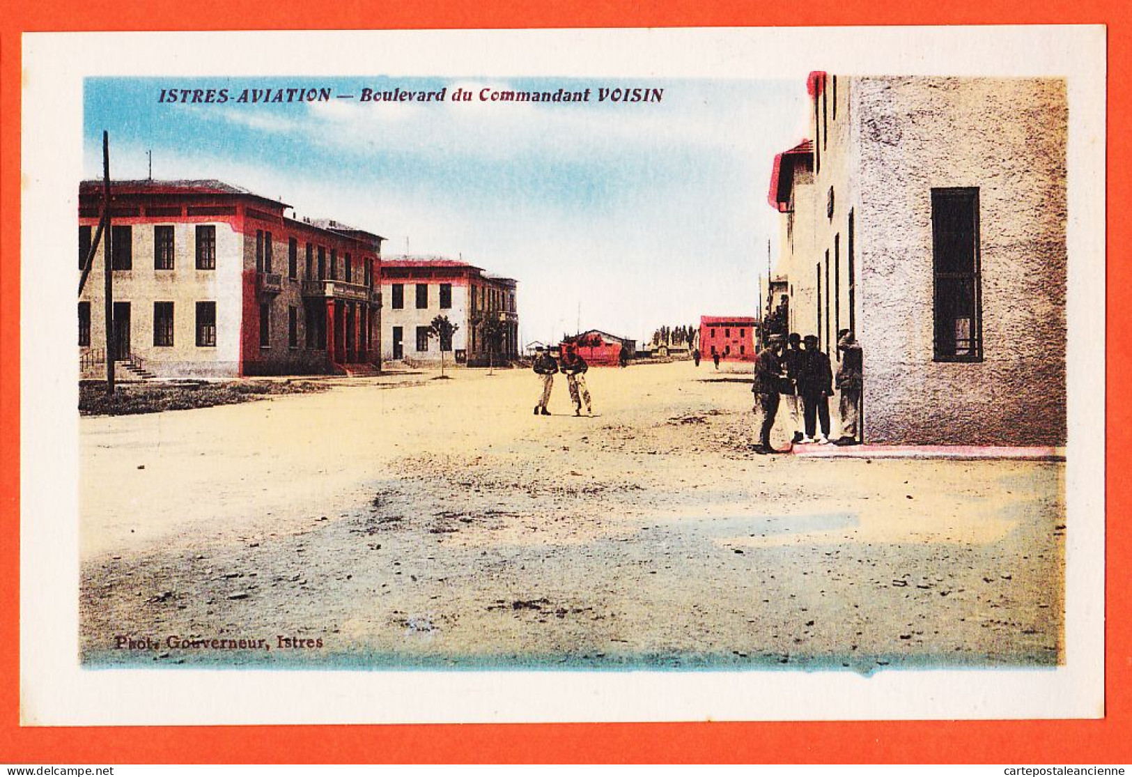 35167 / ISTRES-AVIATION (13) Boulevard Du Commandant VOISIN Camp Base Aérienne 1930s Photo GOUVERNEUR - Istres