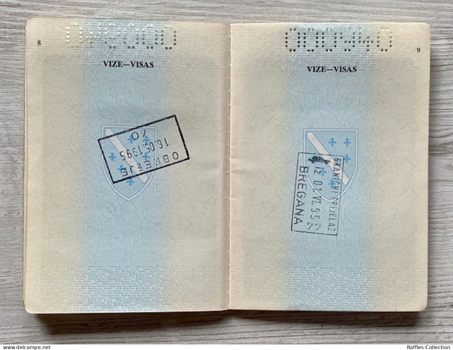 Bosnia Herzegovina Service passport passeport reisepass pasaporte passaporto