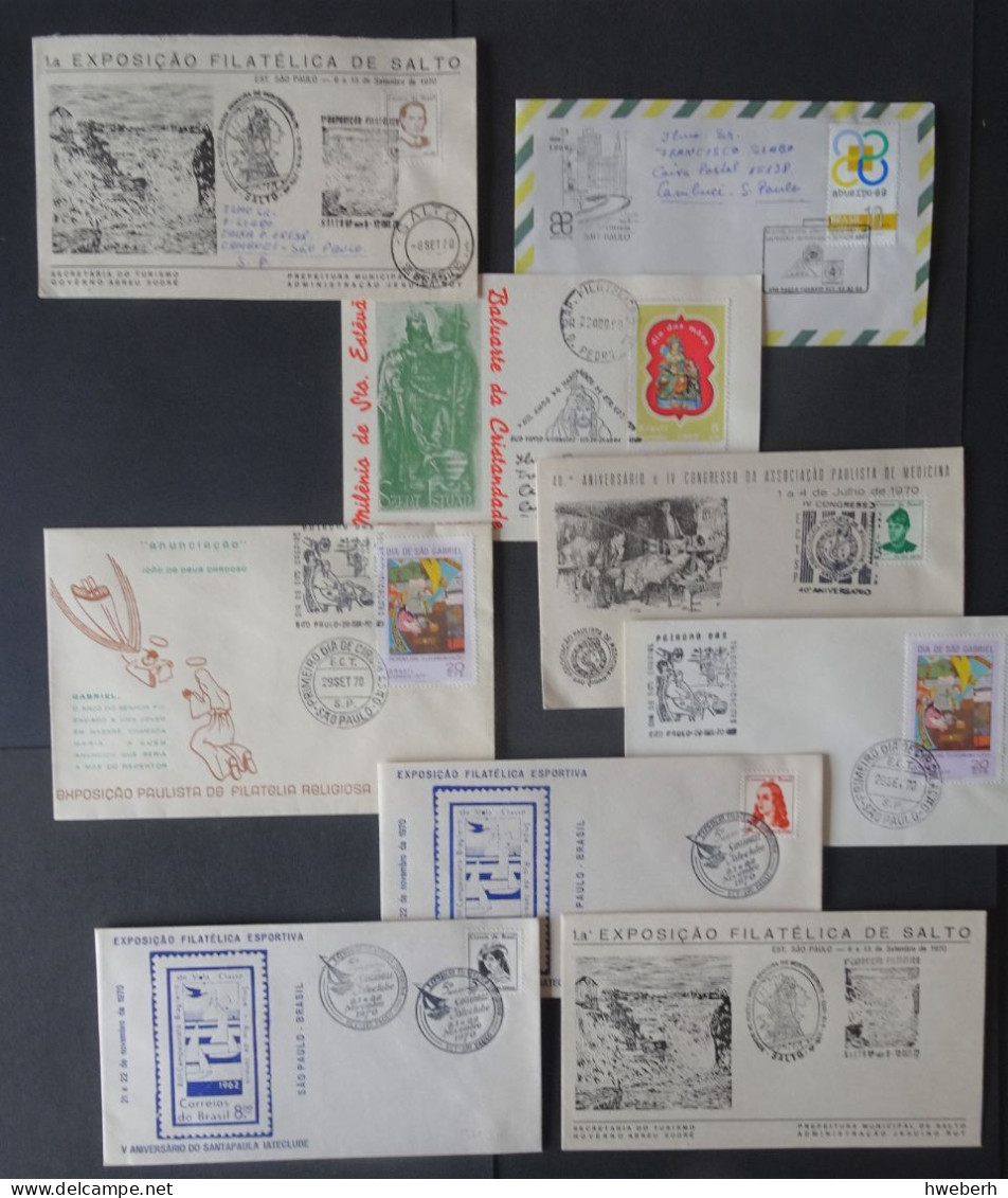 1967/70 : 37 Lettres/Cartes ; Voir Détail - Verzamelingen & Reeksen