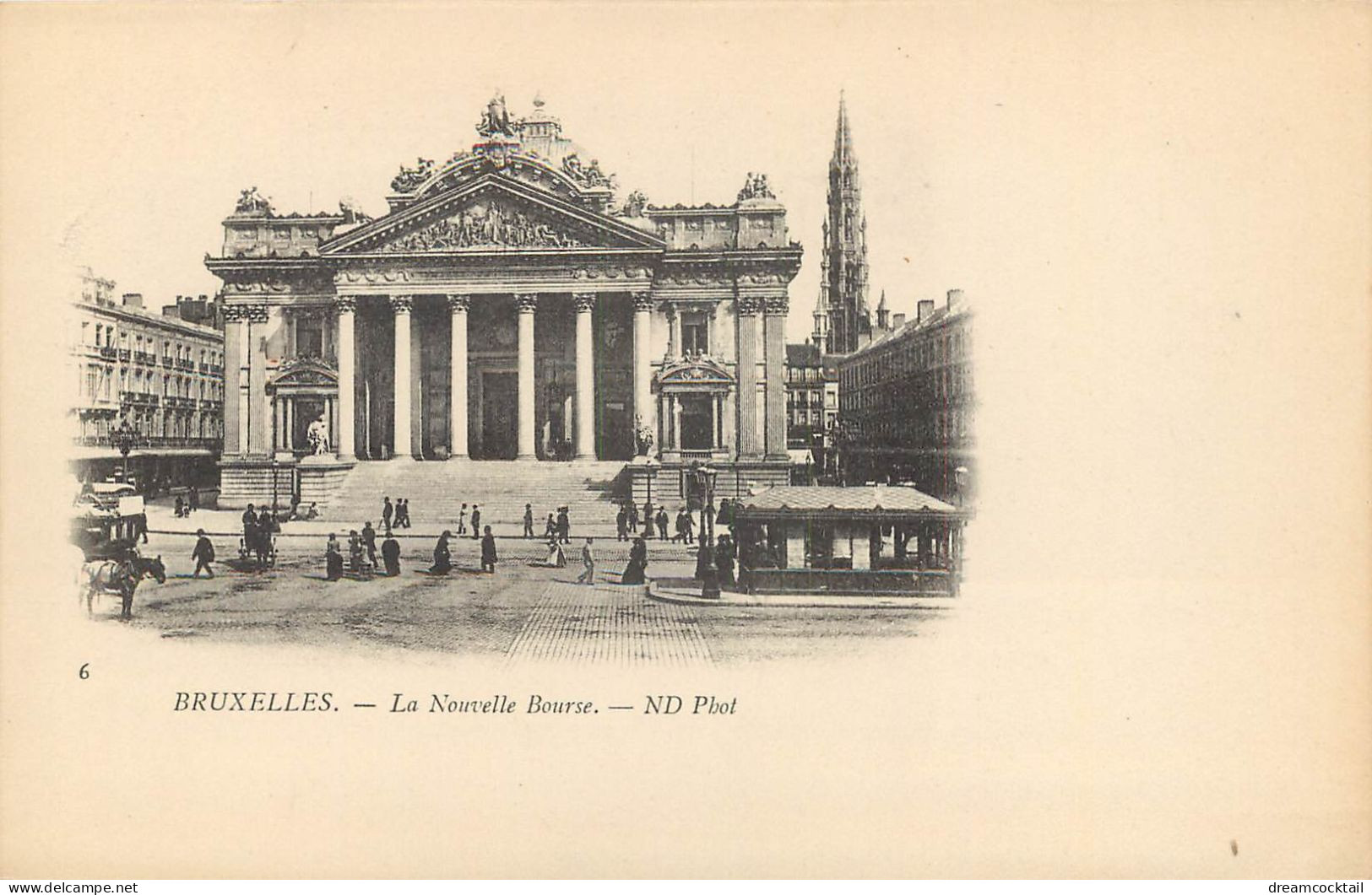 Superbe lot de 10 cpa BRUXELLES vers 1900. Maison du Roi, Manneken-Piss, Porte Hal, Colonne Congrès, Bourse, Comtes...