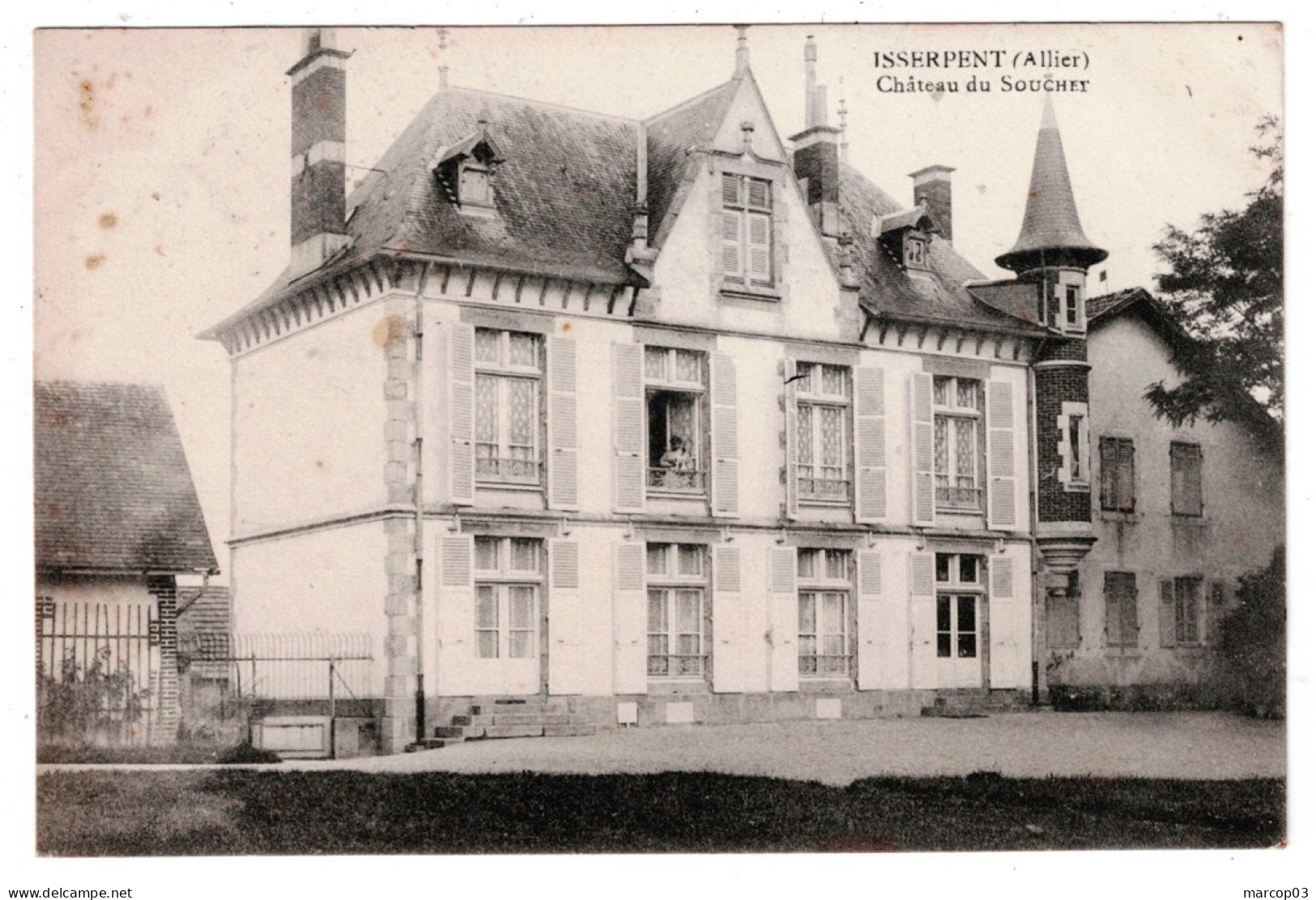 03 ALLIER ISSERPENT Château Du Souchet Plan Peu Courant - Sonstige & Ohne Zuordnung