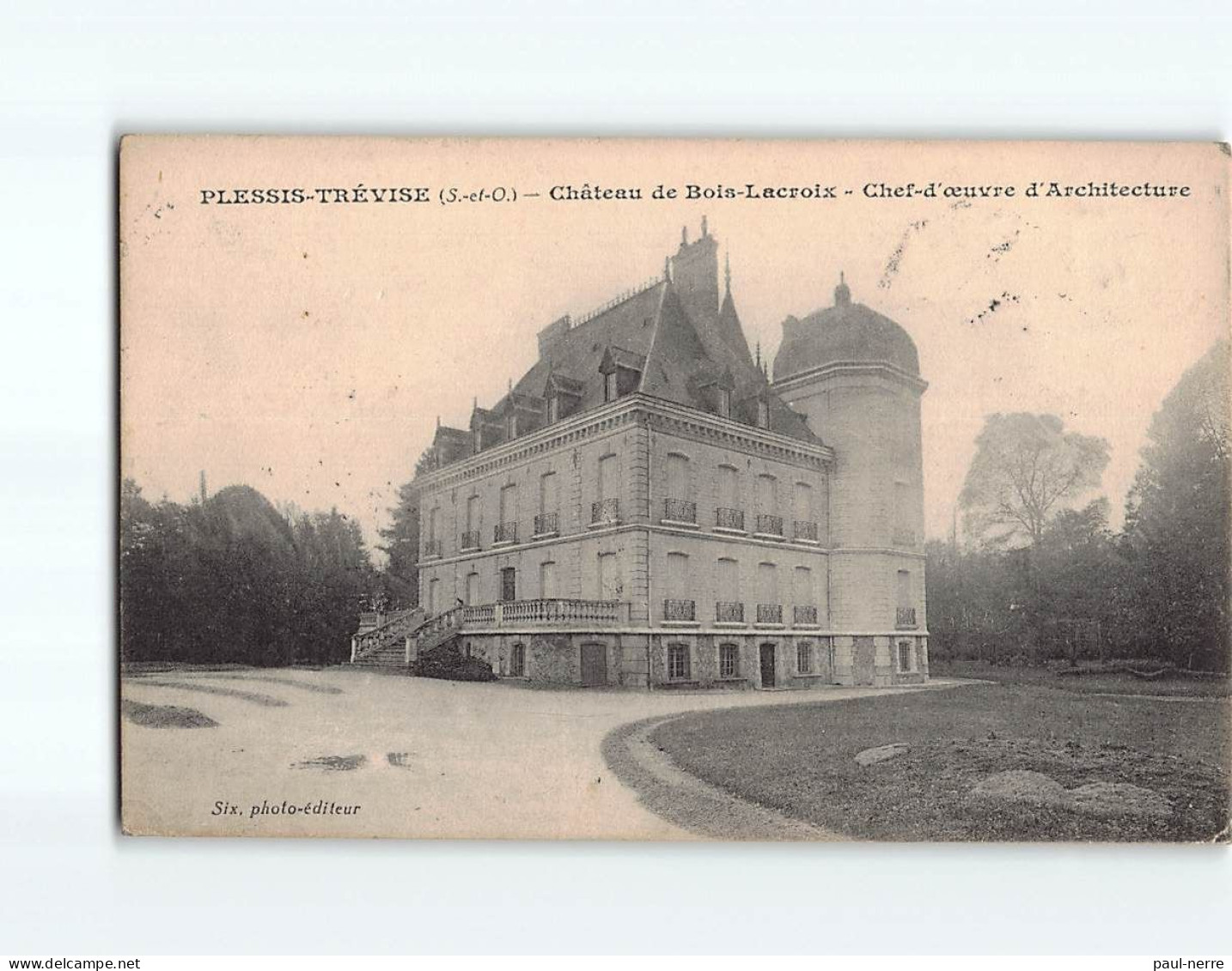 LE PLESSIS TREVISE : Château De Bois-Lacroix - état - Le Plessis Trevise