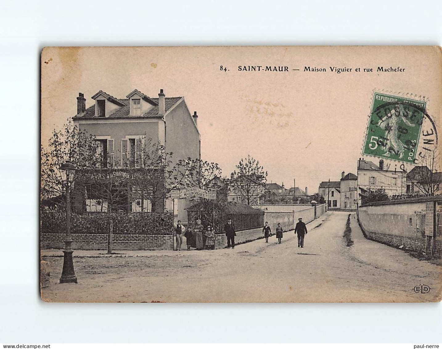 SAINT MAUR : Maison Viguier Et Rue Machefer - état - Saint Maur Des Fosses