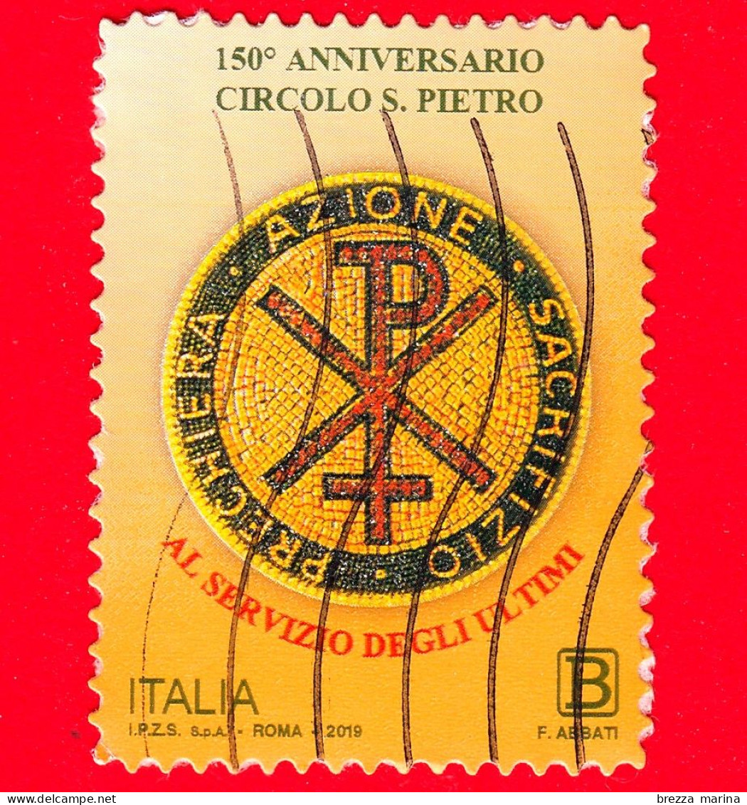 ITALIA - Usato - 2019 - 150 Anni Della Fondazione Del Circolo S. Pietro – Logo - B - 2011-20: Oblitérés