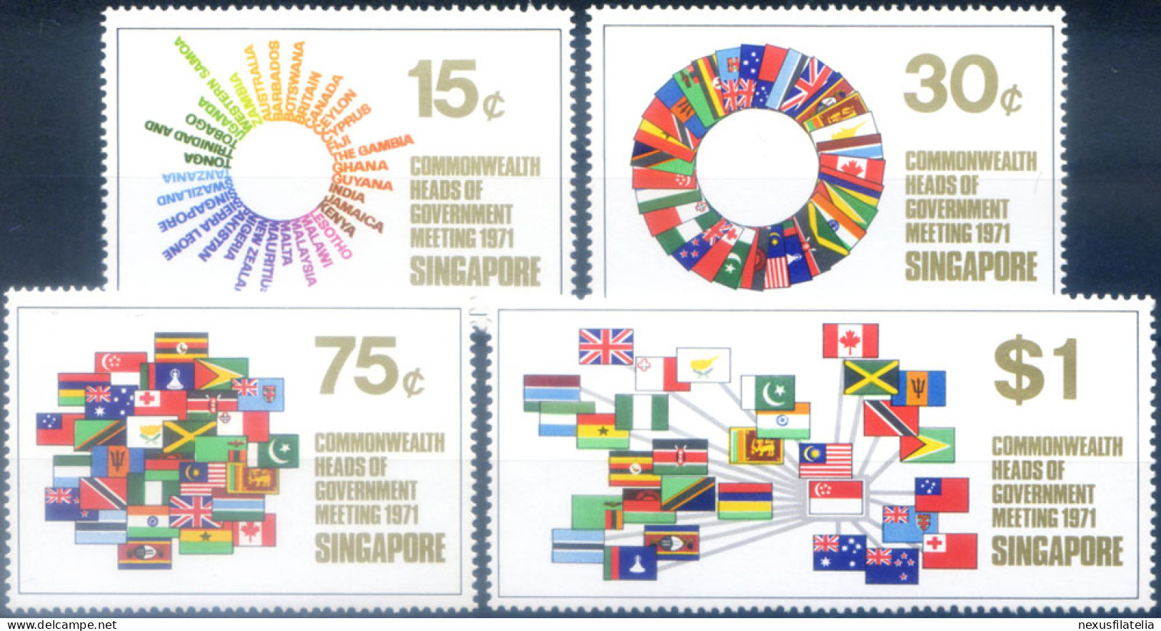 Commonwealth 1971. - Singapour (1959-...)