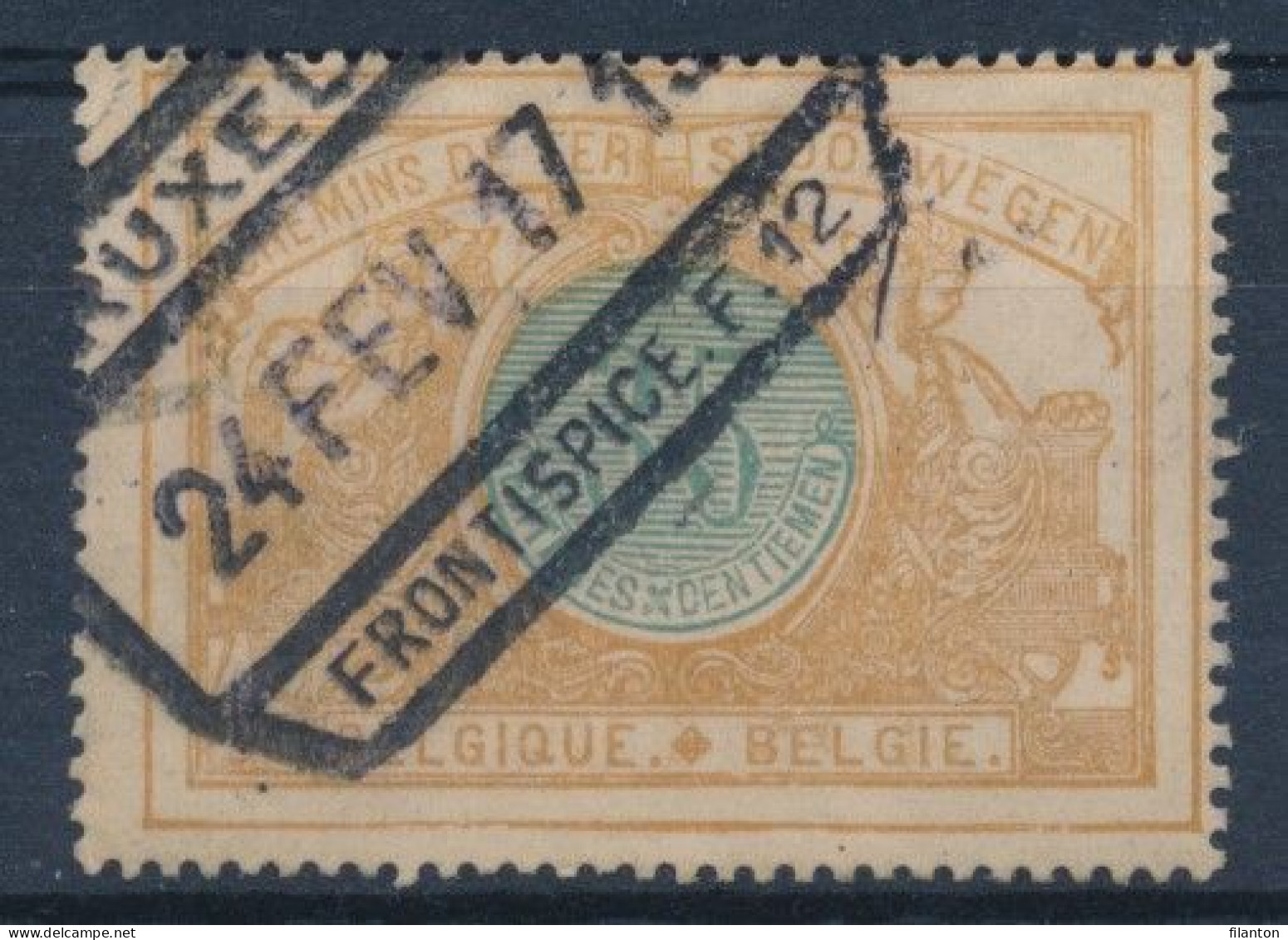 TR  33 - "BRUXELLES - FRONTISPICE F 12" - (ref. 37.546) - Used