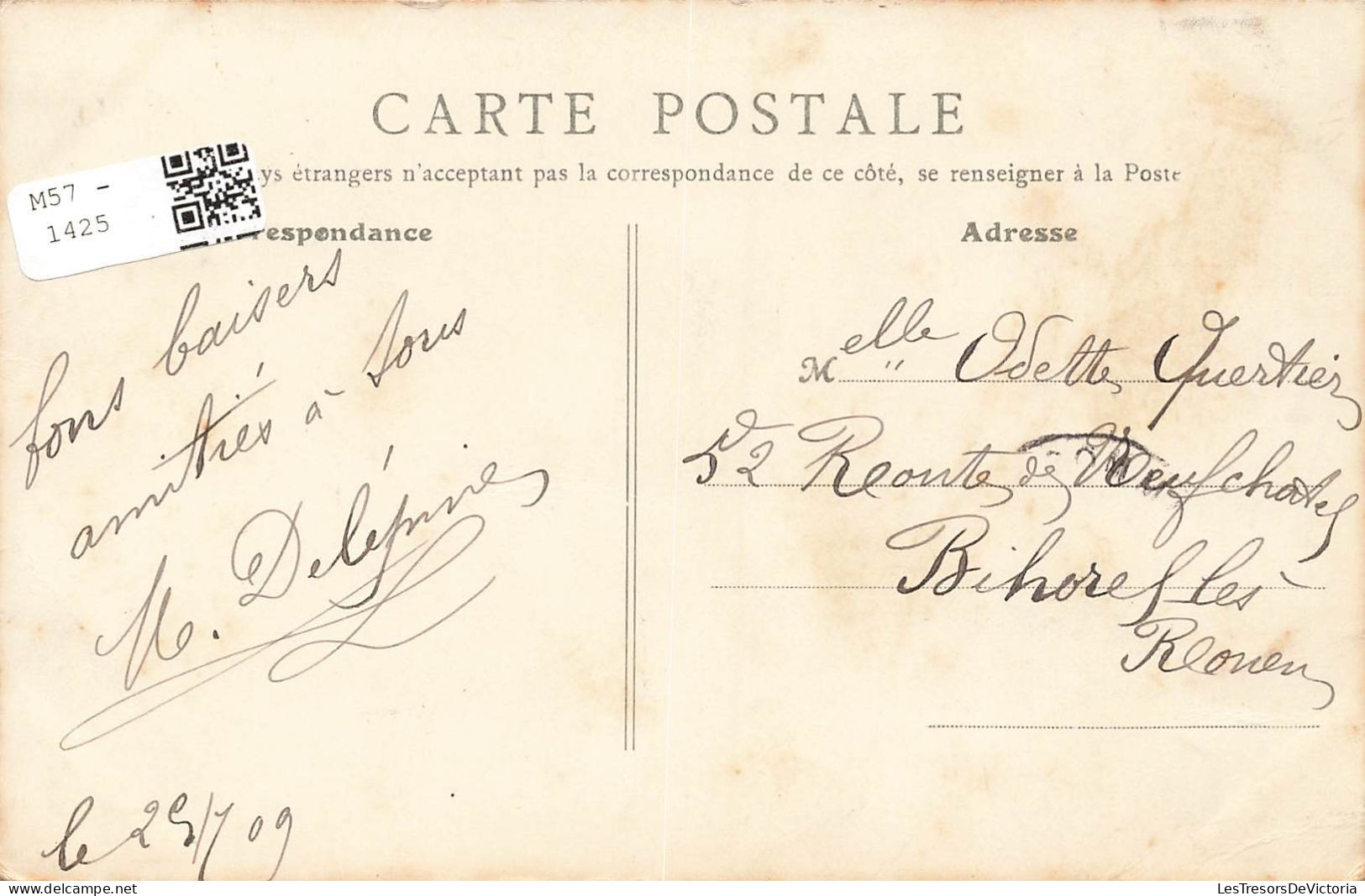 FRANCE - Saint Valery Sur Somme - La Baie à Marée Haute - Carte Postale Ancienne - Saint Valery Sur Somme