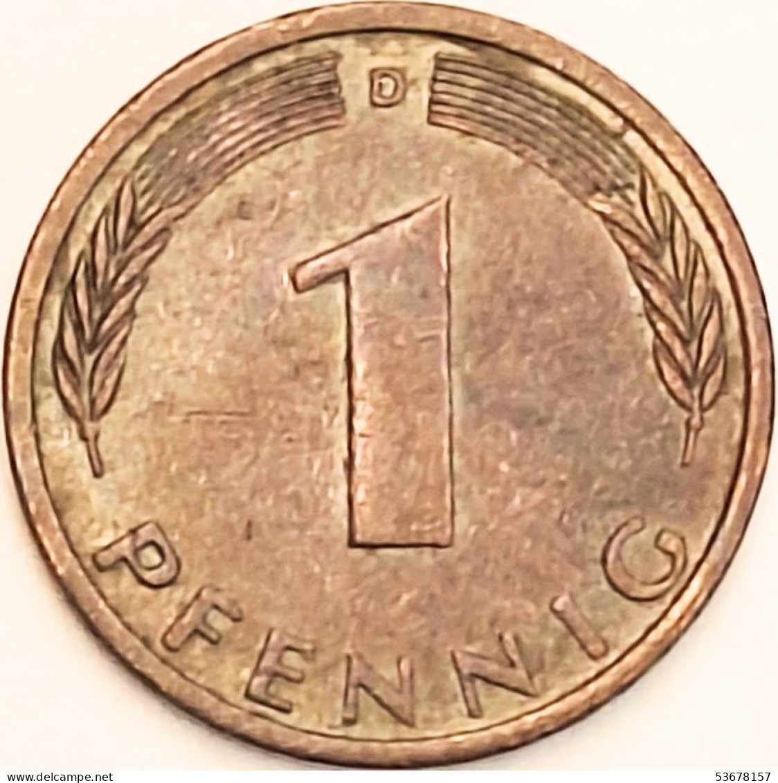 Germany Federal Republic - Pfennig 1975 D, KM# 105 (#4467) - 1 Pfennig