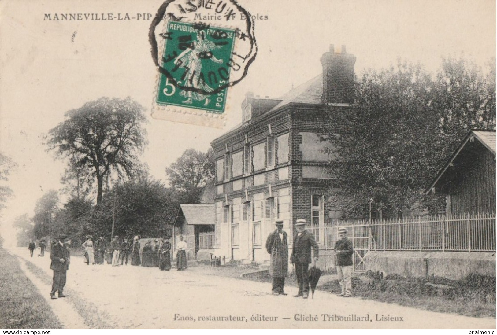 MANNEVILLE La PIPARD  Mairie Et écoles - Other & Unclassified