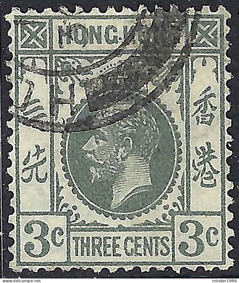 HONG KONG 1931 KGV 3c Grey SG119 Used - Neufs