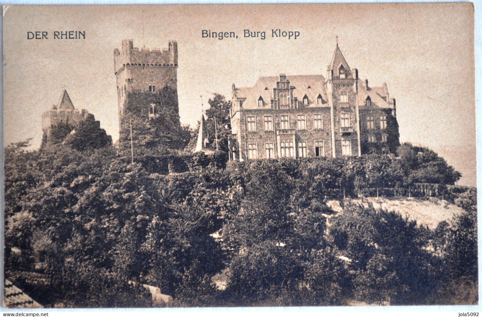 ALLEMAGNE - DER RHEIN - BINGEN - Burg Klopp - Bingen