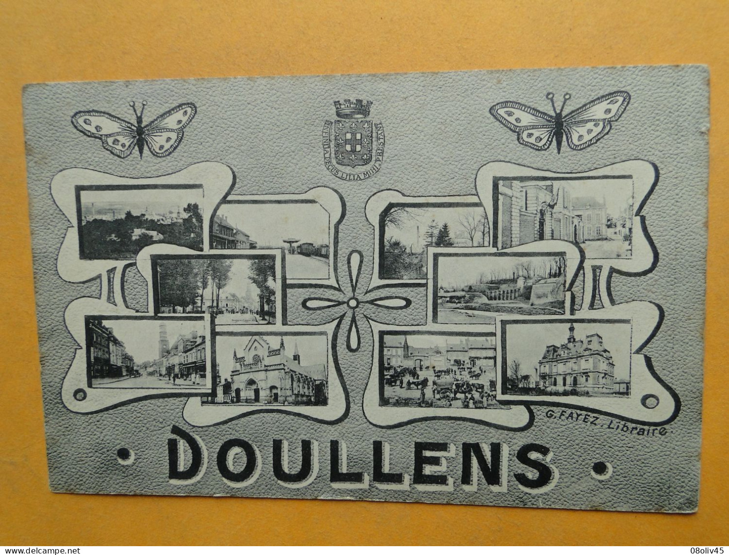 DOULLENS -- Carte Fantaisie Multivues -- Edition G. Fayez Librairie - Doullens