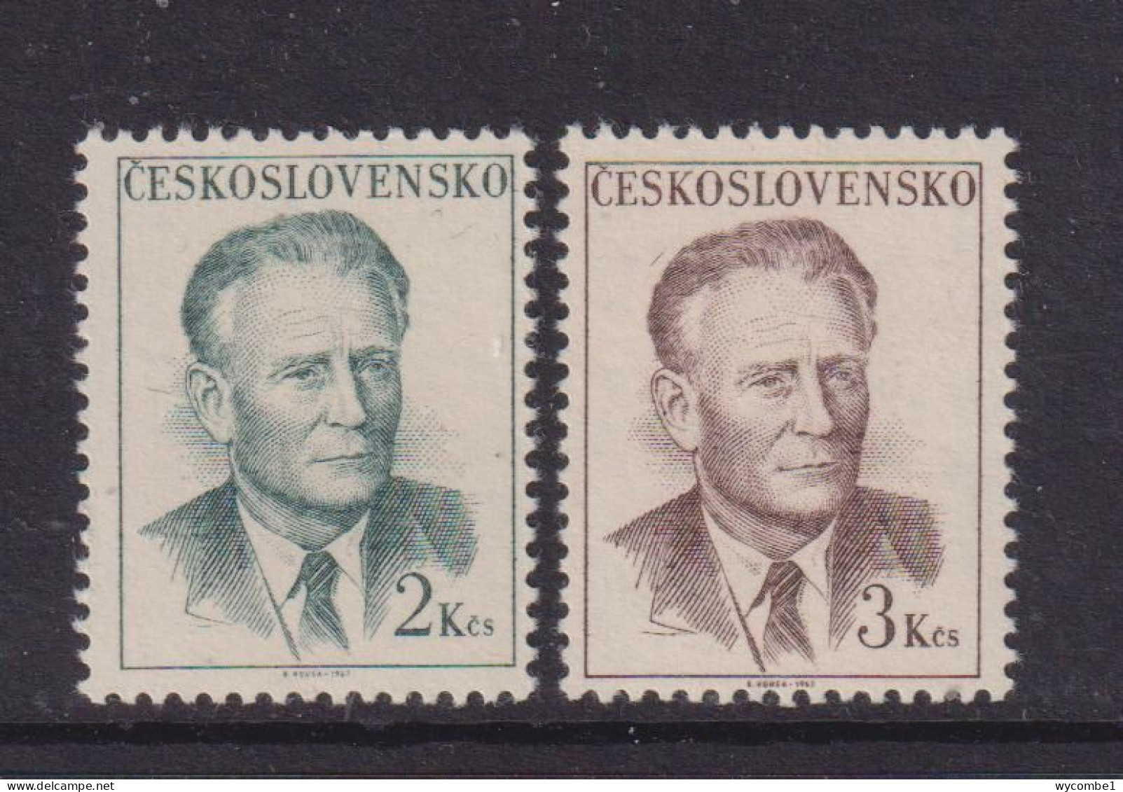 CZECHOSLOVAKIA  - 1967 Svoboda Set Never Hinged Mint - Nuevos