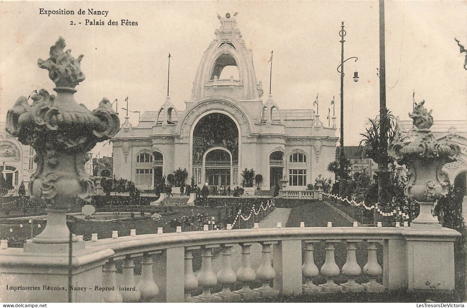 FRANCE - Nancy - Le Palais Des Fêtes - Carte Postale Ancienne - Nancy