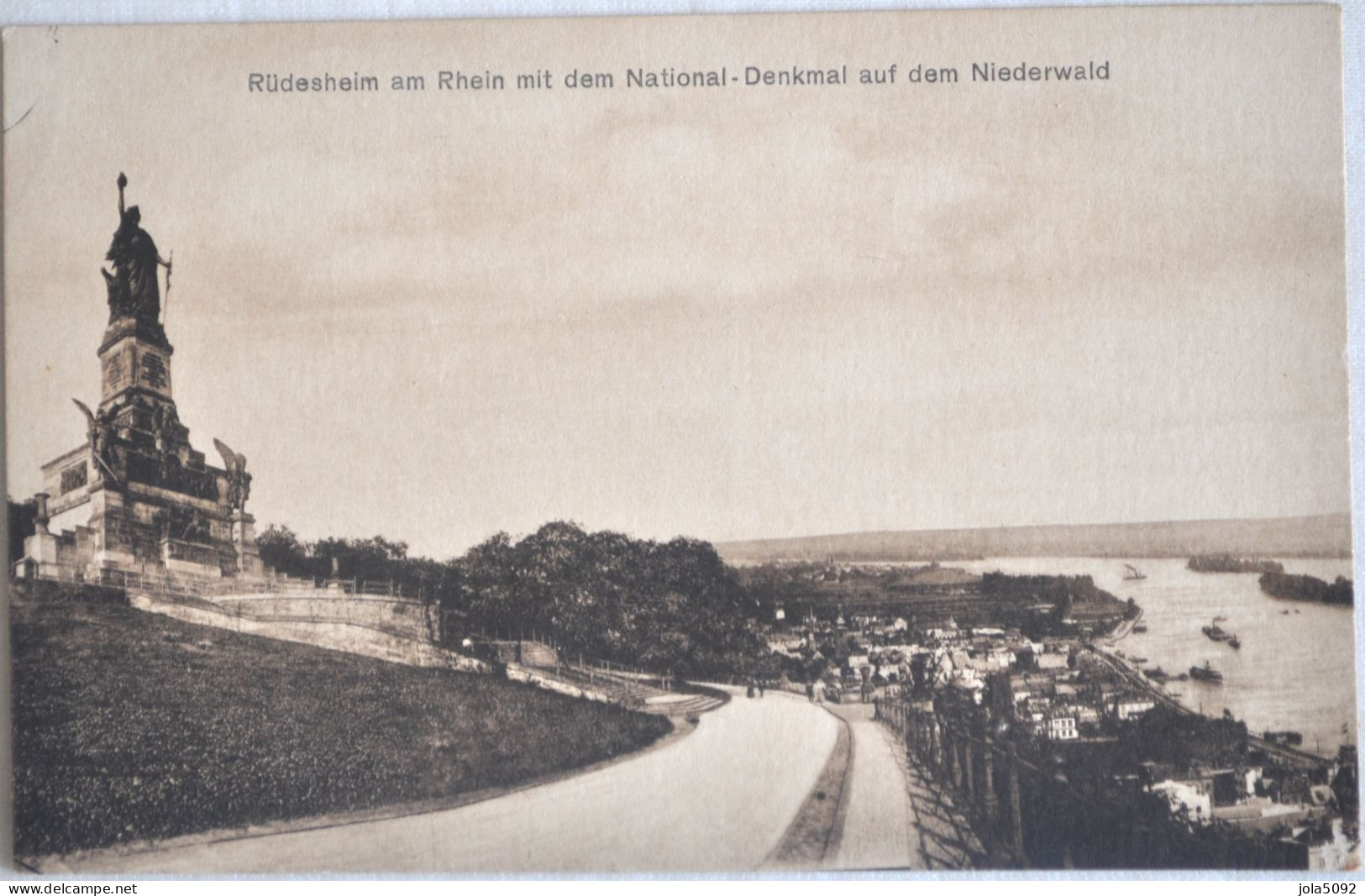 ALLEMAGNE - RÜDESHEIM AM RHEIN - Mit Dem National Auf Dem Niederwald - Bad Kreuznach