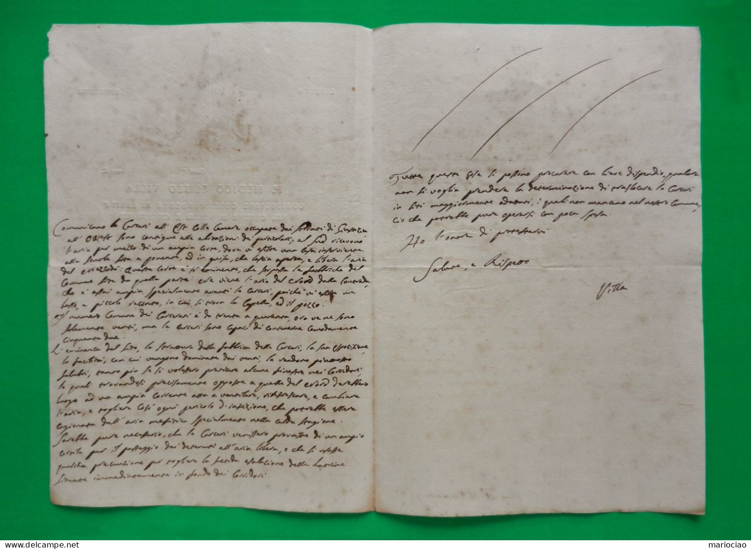 D-IT CHIERI (Torino) 1802 Occupazione Francese 21 Piovoso Anno X Amministrazione Sanità - Documents Historiques