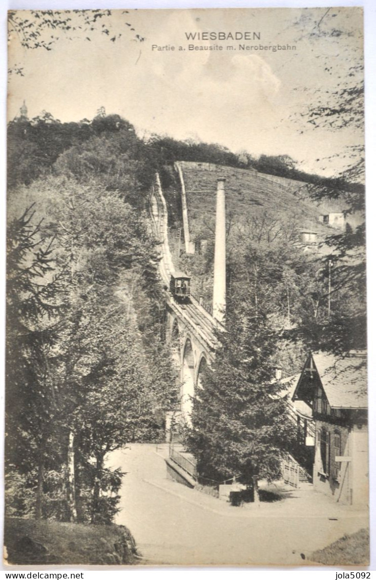 ALLEMAGNE - WIESBASEN - Partie A. Beausite M. Nerobergbahn - Funiculaire - Wiesbaden