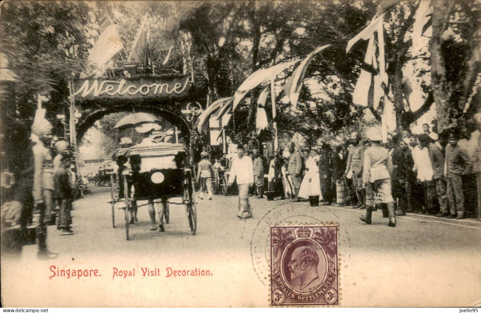 Singapore - Royal Visit Decoration - 1907 - Singapur