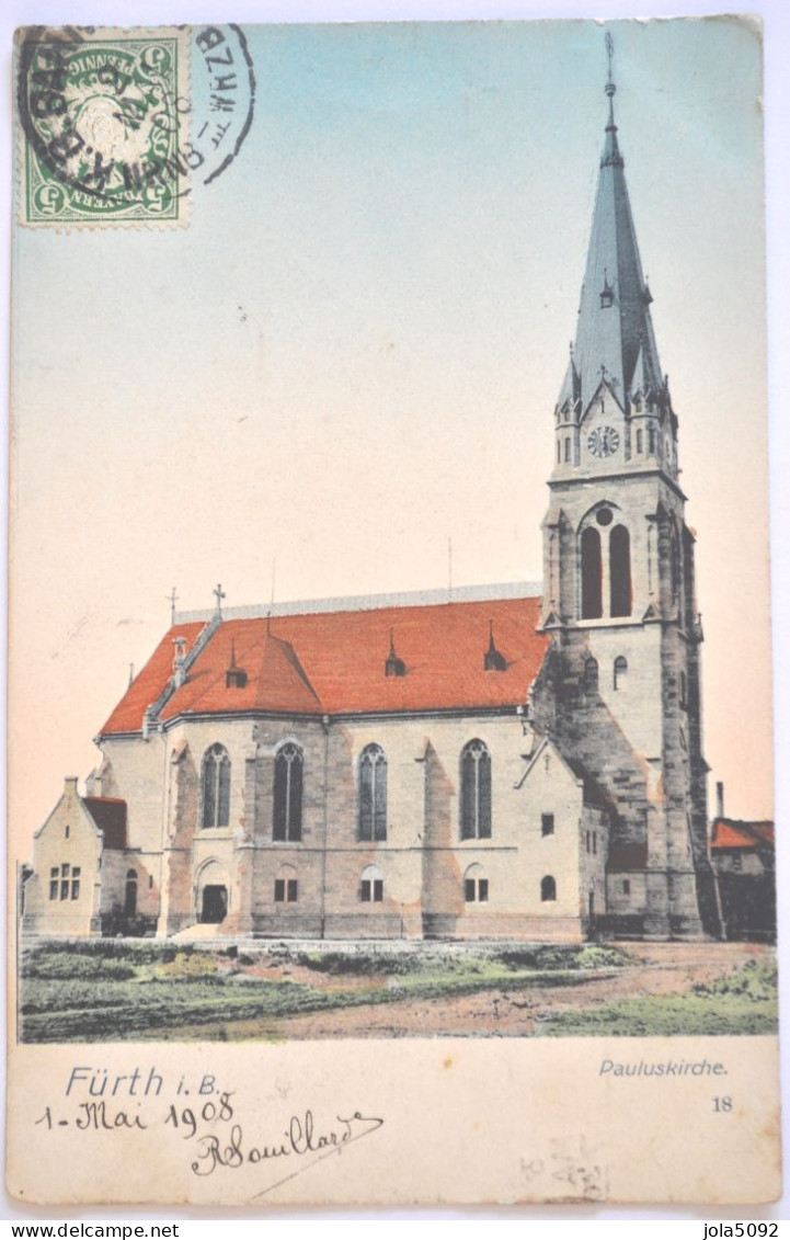 ALLEMAGNE - FÜRTH - Pauluskirche - Furth
