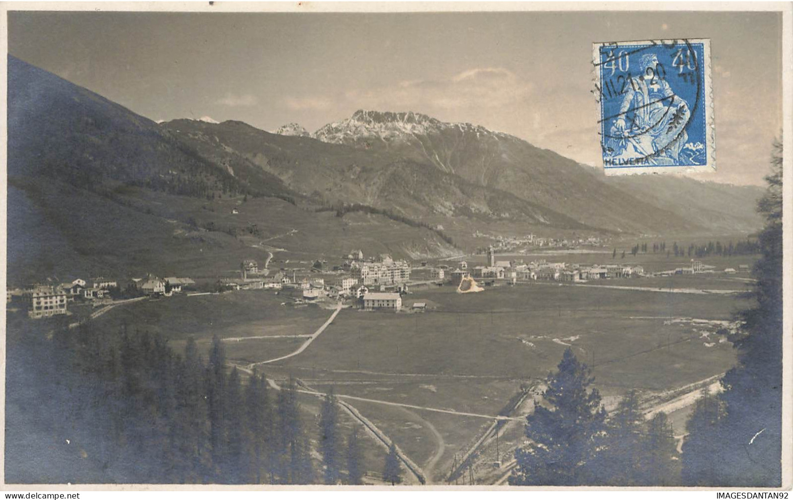 SUISSE #FG57169 SAINT MORITZ VUE GENERALE CARTE PHOTO - St. Moritz