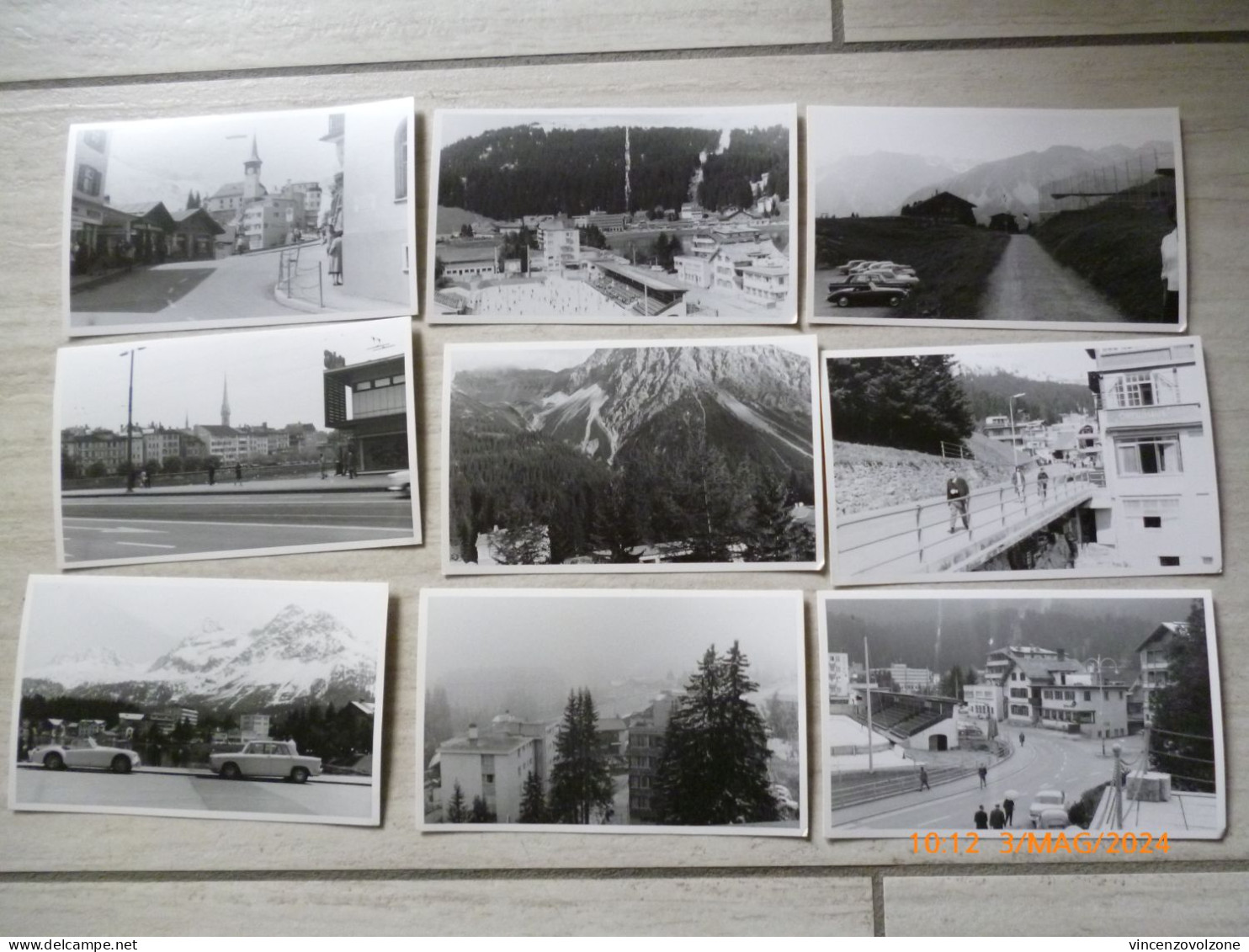 LOTTO  70 FOTOGRAFIE DI VIAGGIO "SVIZZERA" ANNI 1960