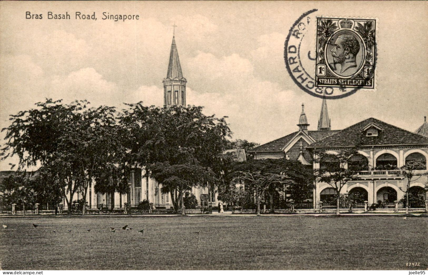 Singapore - Bras Basah Road - 1908 - Singapore
