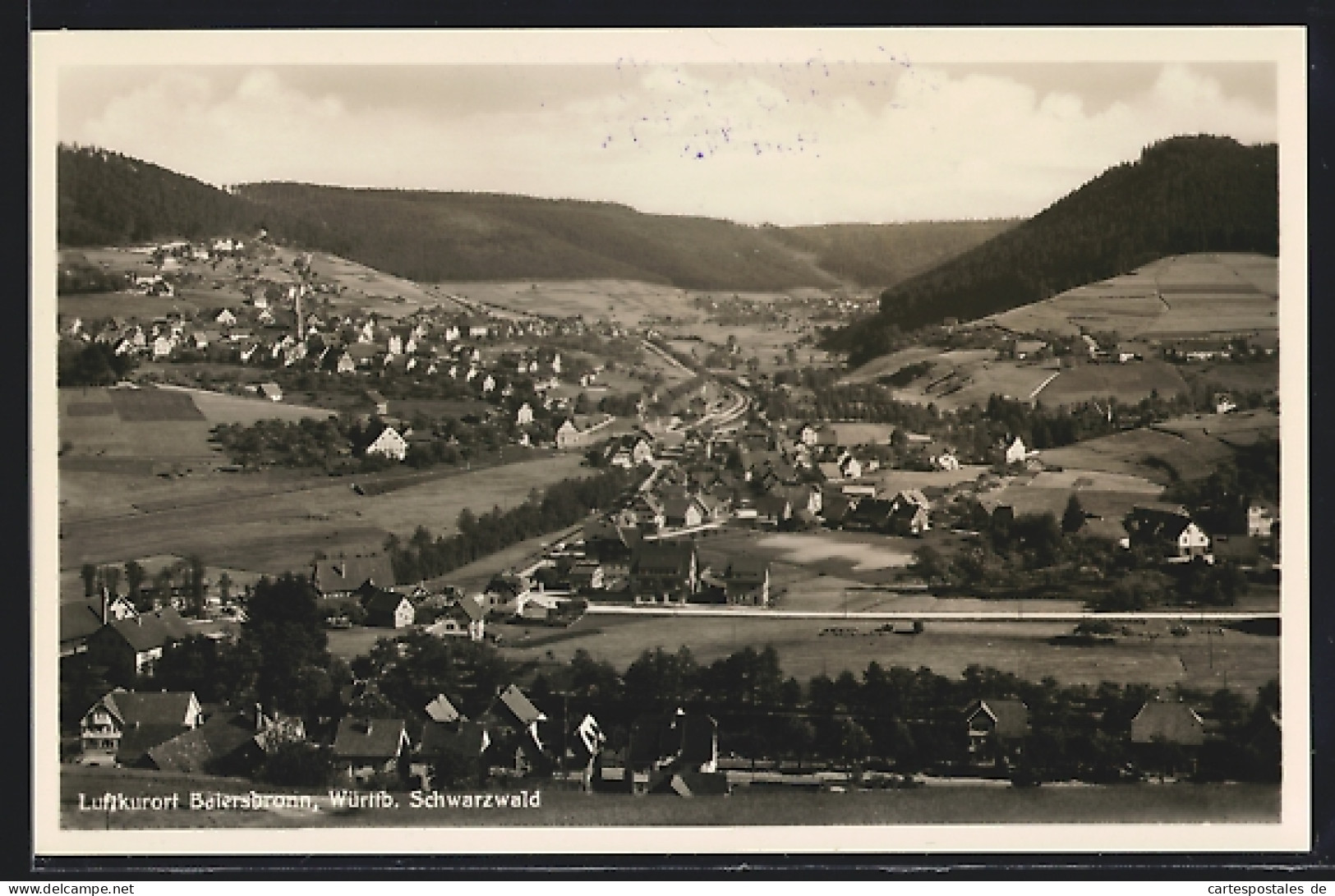 AK Baiersbronn /Württ., Gesamtansicht Aus Der Vogelschau  - Baiersbronn