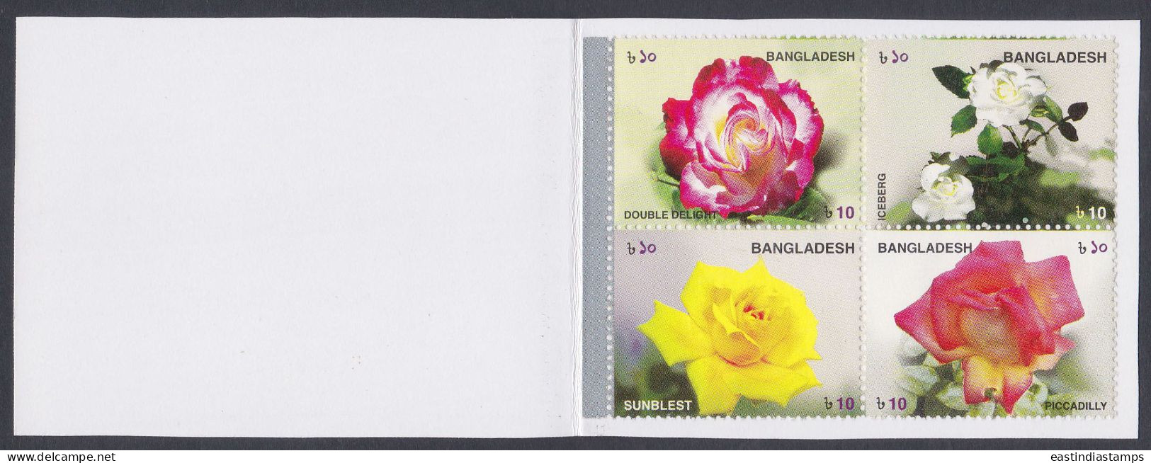 Bangladesh Mint Private Booklet Rose Flower, Roses, Flowers - Bangladesch