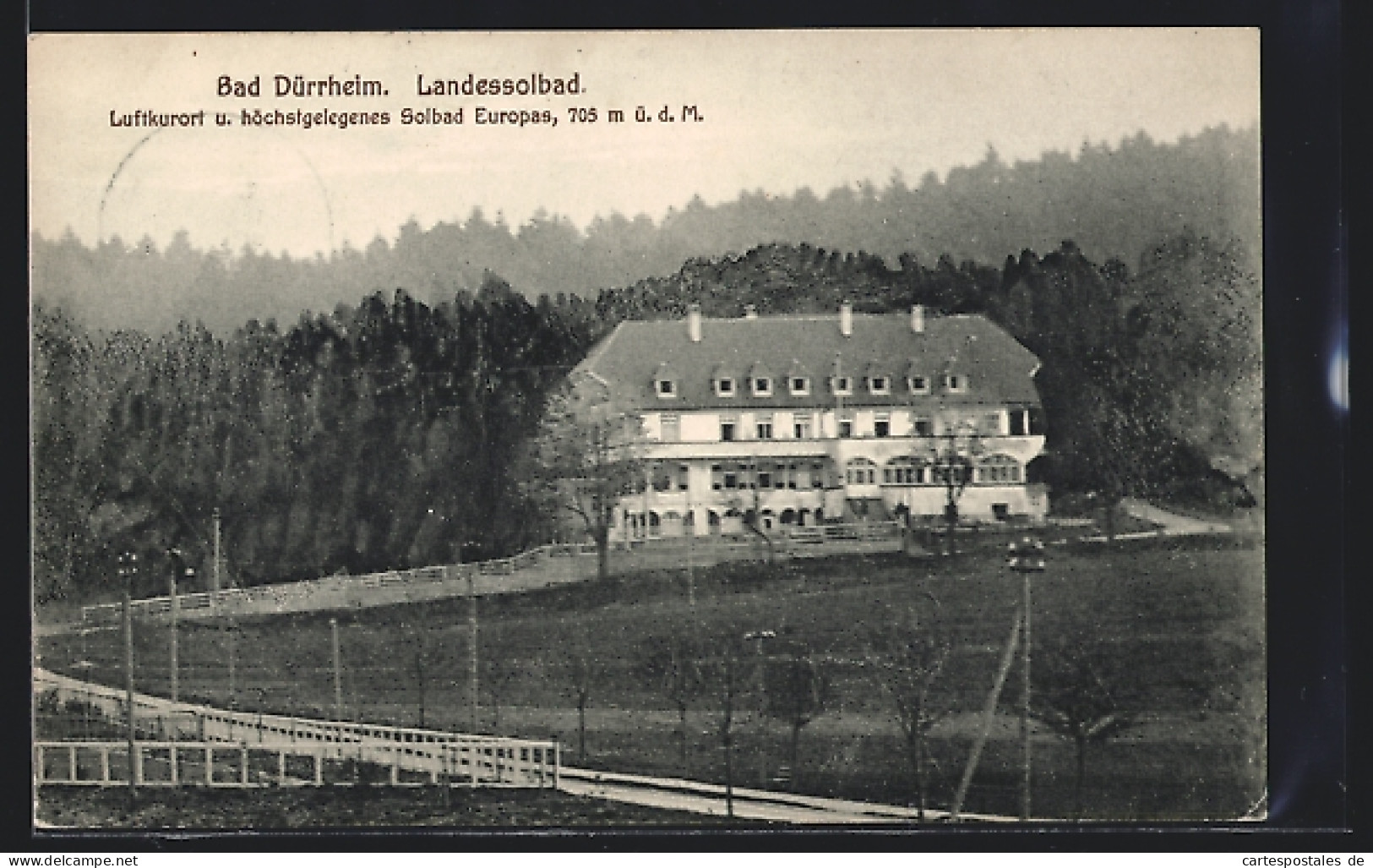 AK Bad Dürrheim, Motiv Vom Landessolbad  - Bad Duerrheim