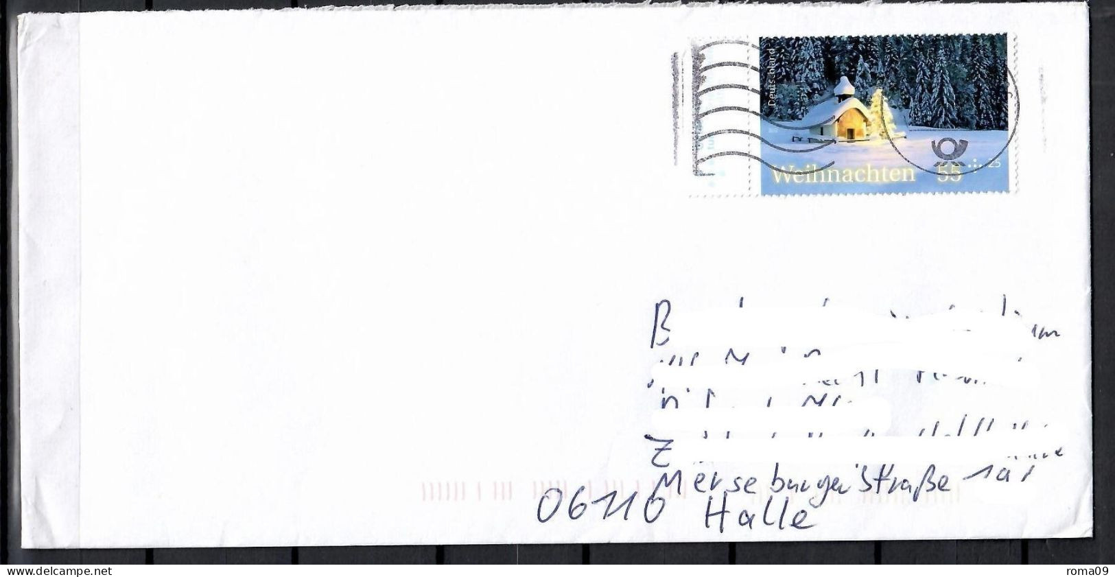 MiNr. 2961; Weihnachten, Auf Portoger. Brief Von BZ 26 Nach Halle; E-91 - Covers & Documents