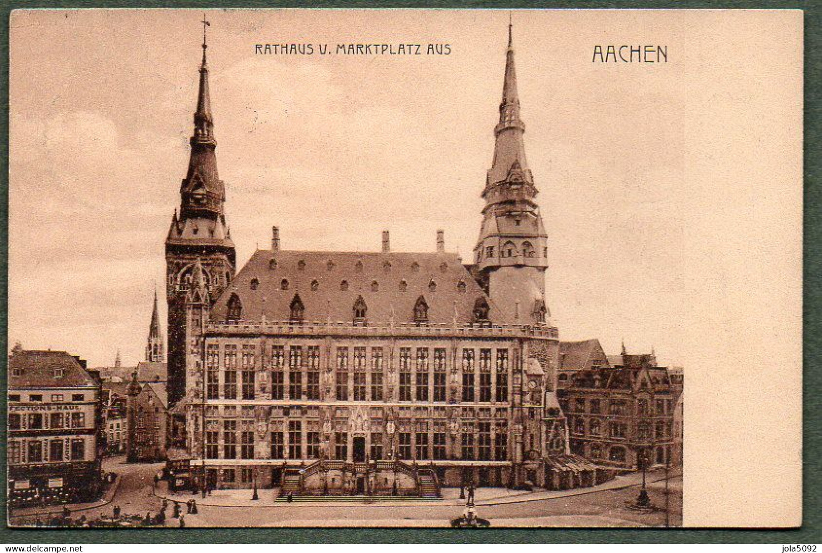 ALLEMAGNE - AACHEN/AIX-LA-CHAPELLE - Rathaus V. Marktplatz - Aachen