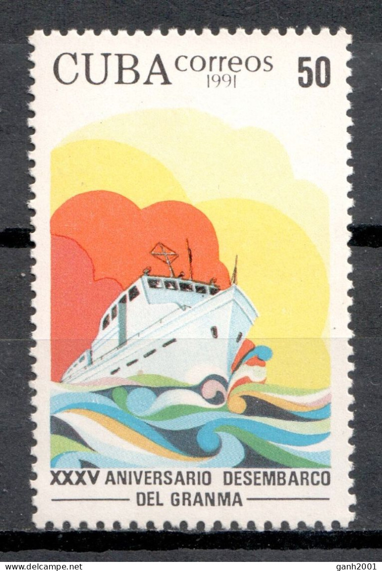 Cuba 1991 / Ships Granma MNH Barcos Bateaux Schiffe / Cu20754  C1-5 - Barche