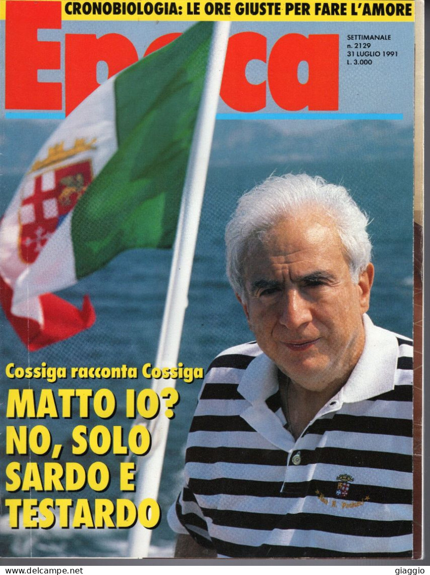 °°° RIVISTA EPOCA N° 2129 DEL 31 LUGLIO 1991 °°° - Sonstige & Ohne Zuordnung